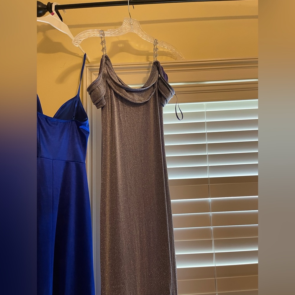 sparkly purple cider dress. maxi prom dress